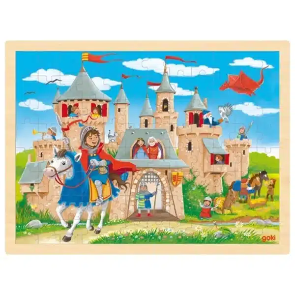 Puzzel ridderkasteel