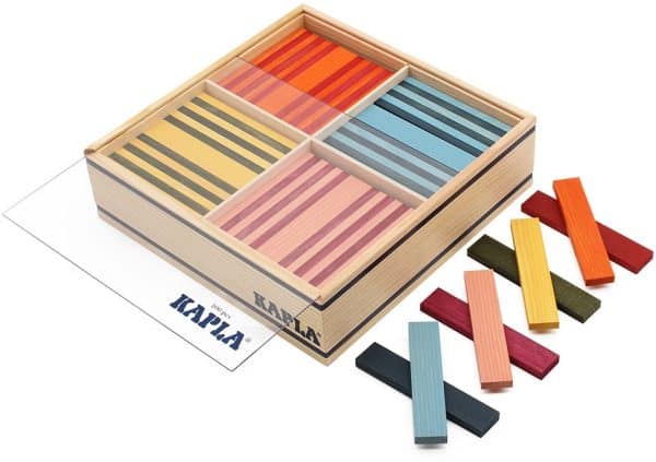 Kapla - 100 OCTOCOLOR CASE : 100 planks in eight colours - Image 2