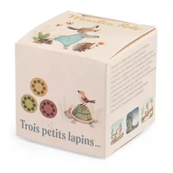 Doosje 3 schijven voor verhaaltjeslamp 'Trois Petits Lapins' - Afbeelding 2