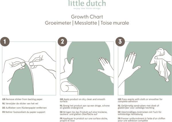 Groeimeter muursticker Fairy Garden - Afbeelding 5